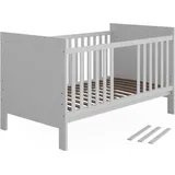 VitaliSpa Babybett Ajaton Weiß 144.4 x 83 cm