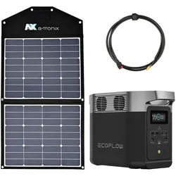 EcoFlow Delta 2 1024Wh Portable Powerstation mit 90W Solarmodul