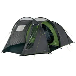 HIGH PEAK Tunnelzelt Ancona 4 Personen Camping Gruppen Zelt Familienzelt Vorraum