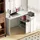 Homcom Eckschreibtisch 120 x 96 x 75 cm Weiß