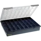 CIMCO Sortimentskasten Polypropylen 57x34,0x26,0 cm schwarz/transparent