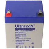 Ultracell UL5-12 12V 5Ah Bleiakku AGM Blei Gel Akku