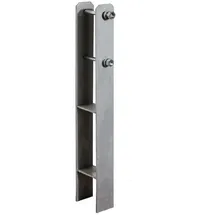 Weka H-Anker 12 cm x 12 cm 60 x 60 cm silber