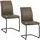 Hti-Living Schwingstuhl Enie Polyester antikhellbraun 2er Set