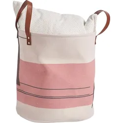 Aufbewahrungskorb ZELLER PRESENT "Modern", beige (natur), B:35cm H:40cm, Leinen, Aufbewahrungsboxen, aus hochwertiger Leine hergestellt