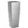 LECHUZA Cubico Alto Komplettset 40 x 40 x 105 cm silber metallic