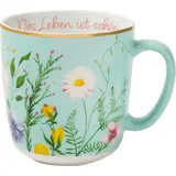 Groh Verlag Blütenträume Kaffeebecher 0,35 l Weiß