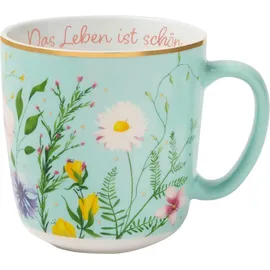 Groh Verlag Blütenträume Kaffeebecher 0,35 l Weiß