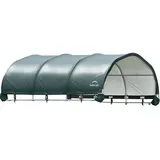 ShelterLogic Weidezelt Überdachung 13,7 m2 Grün 370 cm x 370 cm x 160 cm