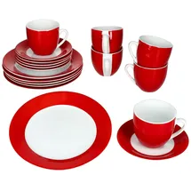Mambocat Variant Kaffeeservice 18-tlg. rot