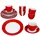 Mambocat Variant Kaffeeservice 18-tlg. rot