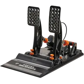 asetek Invicta Sim Racing Gas- und Bremspedal Controller Schwarz PC