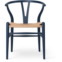 Carl Hansen - CH24 Wishbone Chair, soft blue / Naturgeflecht