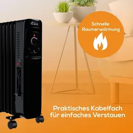 Tronitechnik Ölradiator TT-OR 207 1500 W Schwarz