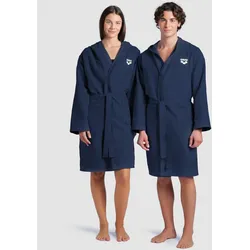 Bademantel Compact Microfiber - Navy-white - XXL