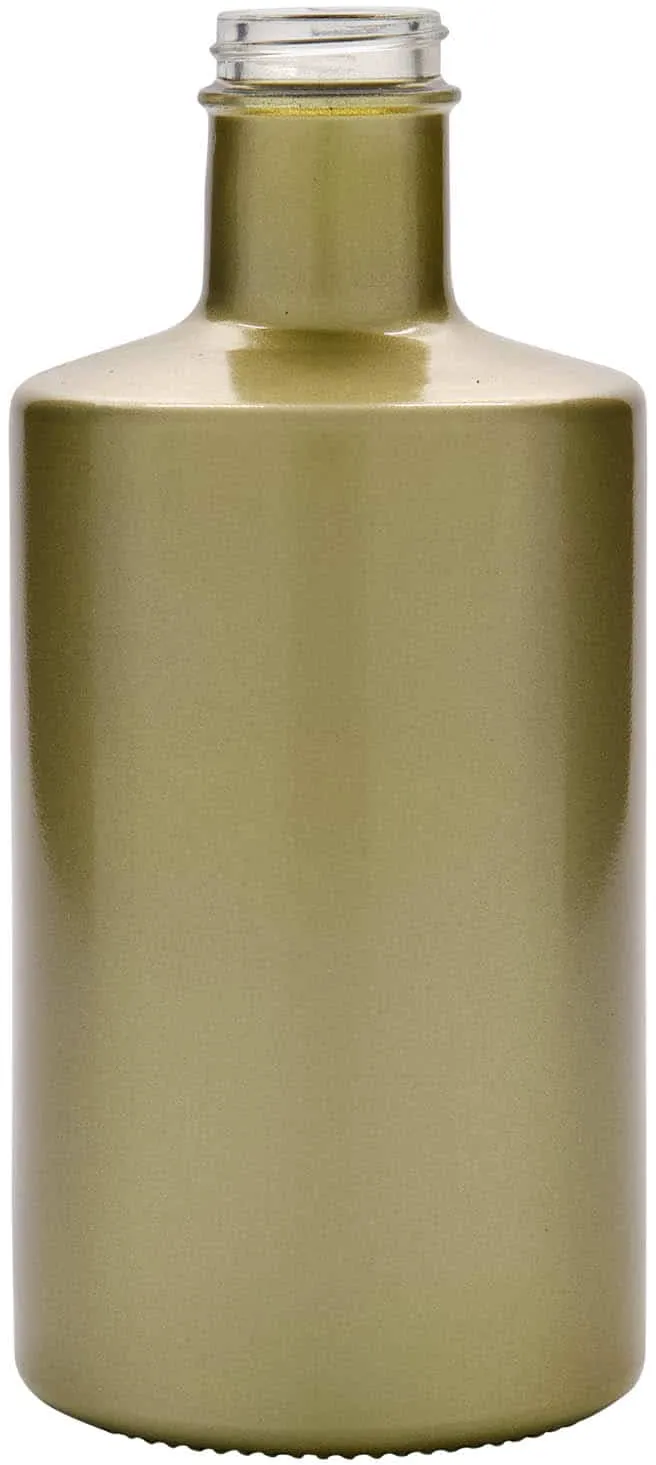 500 ml Bottiglia di vetro 'Caroline', oro, imboccatura: GPI 33