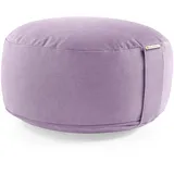 Lotuscrafts® Meditationskissen mit 15 cm Sitzhöhe, Yoga Kissen mit Dinkelfüllung, Yogakissen Rund, Bodenkissen Rund, Meditationskissen, Yogakissen Bezug waschbar, GOTS Zertifiziert