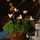 MARELIDA Lichterkette Kunststoff L: 1,2m H: 17cm 5 Gartenstecker orange/schwarz/transparent