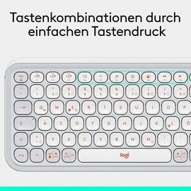 Logitech POP Icon Keys DE Offwhite / Orange