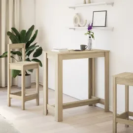 vidaXL Bartisch Sonoma-Eiche 102 x 50 x 103,5 cm Braun