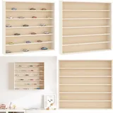 Vidaxl - Sammlervitrine aus Holz mit 6 Regalen 60x8,5x55 cm