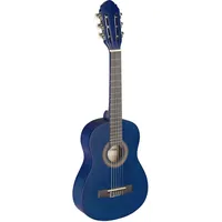 Stagg C405 1/4 klassische Gitarre – schwarz 1/4 blau matt