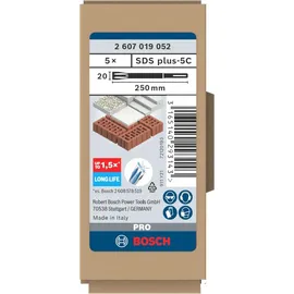 Bosch Professional Flachmeißel Long Life SDS-plus (5 Stück)