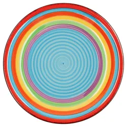 6er Set Speiseteller Ibiza bunt