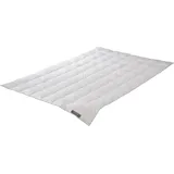 Badenia Trendline Comfort Daunendecke, Leichte Sommerdecke mit 90% Daunen & 10% Federn der Klasse I, 155 x 220 cm, Down Pass geprüft & Öko-Tex zertifiziert, produziert nach deutschem Qualitätsstandard