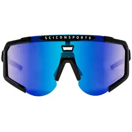 SCICON Aeroscope Polarisierte Sonnenbrille - Black - Blue/CAT3