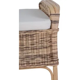 MiaMöbel Sitzhocker 100% Baumwolle 65 x 46 x 46 cm Gelb