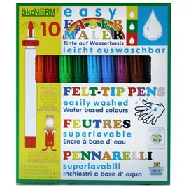 ökoNorm easy Fasermaler 10 St. 4 mm bunt