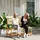 Outsunny Gartenbank 110 x 61 x 89 cm Teak