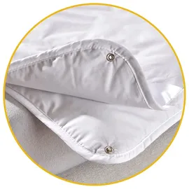 Traumschlaf Vierjahreszeiten Nature Kamelhaardecke, Füllung: 100% Kamelhaar 200x220 cm - weiß