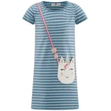 happy girls Sommerkleid Mädchenkleid blau 128 EU