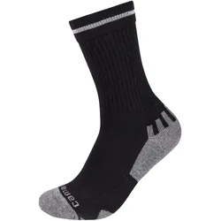 camano Performance Reflective Merinowolle Crew Socken 9999 - black 35-38