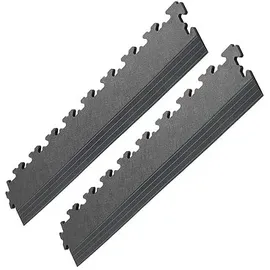 Ecotile Rand-/Eckstück für Sportboden ""X500"", Eckstück, 7 mm, Dunkelgrau