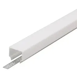Brumberg 53432070 Kunststoff-Abdeckung, opal, L x B x H: 2.000 x 23 x 19, 5 mm, Transmissionsgrad: