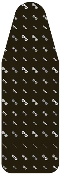 Laurastar 152.7803.898, Baumwolle, Polyester, Schwarz, Muster, 1310 x 550 mm, 55