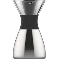 ASOBU Pour Over 1,1 l Silber