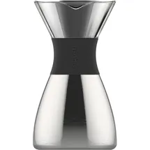 ASOBU Pour Over 1,1 l Silber