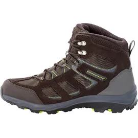 Jack Wolfskin Vojo 3 Texapore Mid Herren Dark Brown/Lime 42,5