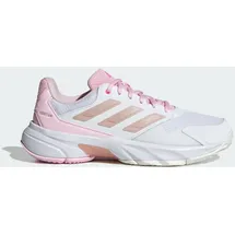 adidas Courtjam Control 3 Cloud White/Silver Metallic/Lucid Pink 42