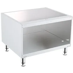 Mastro 700er Kochserie / Offener Unterbau 800 mm, Konstruktion aus Edelstahl, ohne Tür, ergonomisches Design