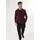 Felix Hardy Cardigan mit gekerbtem Kragen Rot XL