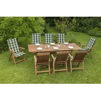 Merxx Comodoro Set 17tlg. Doppel-Ausziehtisch