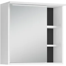 byLIVING Spiegelschrank Wellness weiß B/H/T: ca. 60x61x28 cm