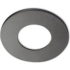 Pro-Light Cover Aluminium rund schwarz matt für Einbaustrahler Sys-68