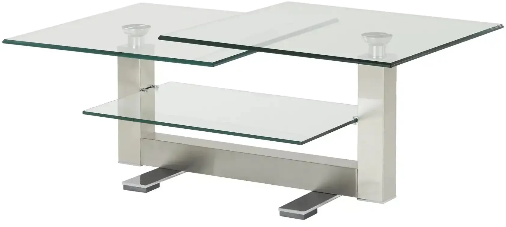 Couchtisch  Hilden , silber , Maße (cm): B: 70 H: 47