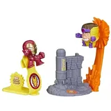 Hasbro Marvel: Stunt Squad — Iron Man gegen M.O.D.O.K.Fantasy-Szene (F7065)